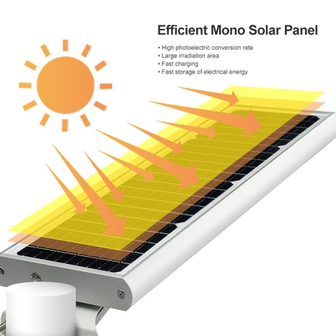 Đèn Đường Năng Lượng Mặt Trời Liền Thể ZALAA ZL-QBD-Smart Thông Minh IP65