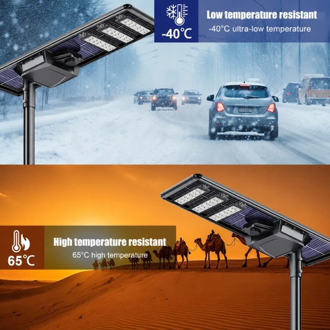 Đèn Đường Năng Lượng Mặt Trời Liền Thể Chuyên Dụng ZALAA ZL-FY (50W - 120W) Tích Hợp MPPT Kép