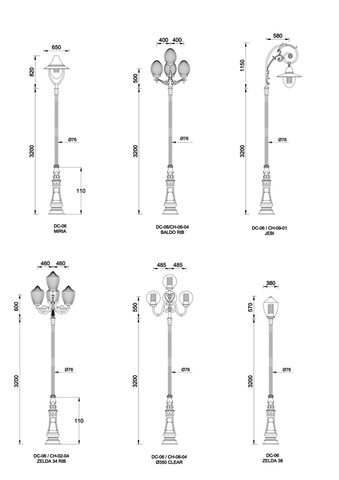 Đế Cột DC06 - Chân Đế Cột Đèn Thép Gang Bền Bỉ Chịu Lực Cao