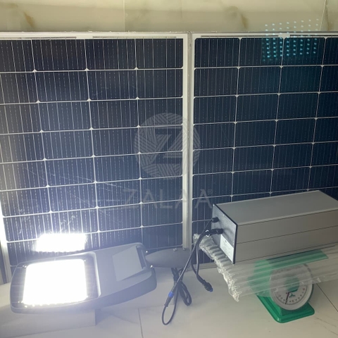 Bộ Đèn LED Năng Lượng Mặt Trời 120W (Thực) Mã SP: ZSL-120CC - Thích hợp lắp đặt chiều cao 10m-12m