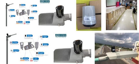 Bộ điều khiển ánh sáng Thông Minh cho hệ thống Đèn LED SZ10-LoRa-NEMA ZALAA Smart Light