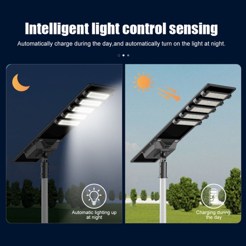 Đèn Đường Năng Lượng Mặt Trời All-In-One ZALAA ZL-AIO-ALF-T 100W-200W Cao Cấp