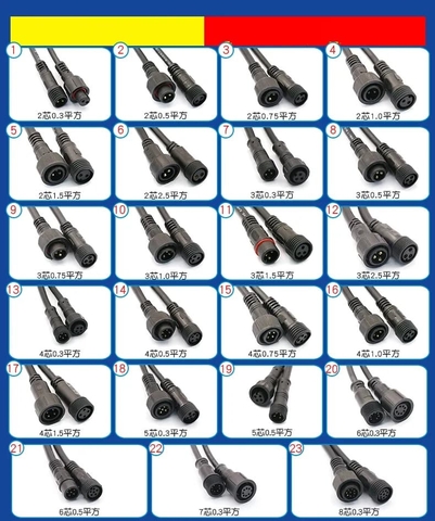 Đầu Nối/Cáp Nối Dây Điện Cho Đèn LED - Báo giá theo Dự Án/Công Trình