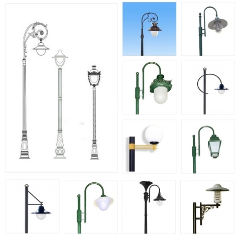 Trụ Cột Đèn Sân Vườn 1 Bóng cho cột cao từ 2m-5m ZALAA | TỔNG HỢP