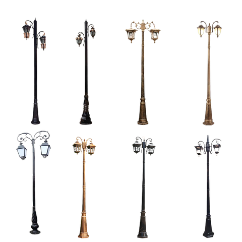 Trụ Cột Đèn Sân Vườn 2 Bóng cho cột cao từ 2m-5m ZALAA | TỔNG HỢP