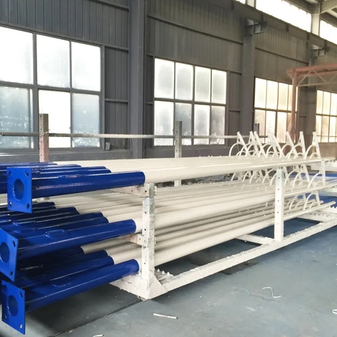 Cột Ống Thép / Trụ Sơn Tĩnh Điện cho Cột đèn từ 2m đến 6m