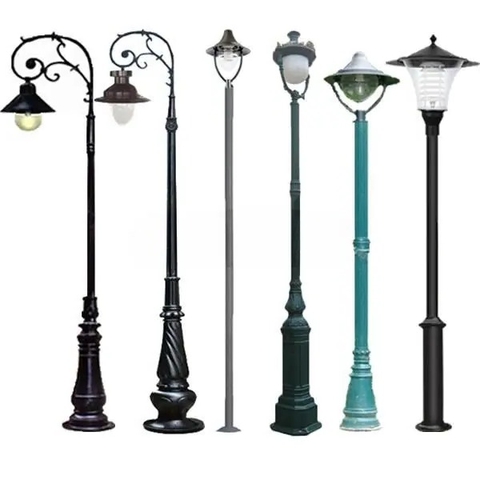 Cột Đèn Sân Vườn 1 Bóng chiếu sáng và trang trí cảnh quan cao từ 2m-5m ZALAA