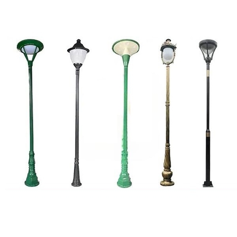 Cột Đèn Sân Vườn 1 Bóng chiếu sáng và trang trí cảnh quan cao từ 2m-5m ZALAA