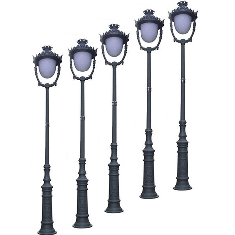 Cột Đèn Sân Vườn 1 Bóng Kiểu Cổ Điển Châu Âu Đẹp Lạ cao từ 2m-5m ZALAA