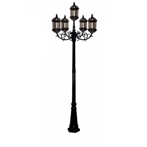 Cột Đèn Sân Vườn 5 Bóng Kiểu Cổ Điển Châu Âu Đẹp Lạ cao từ 2m-5m ZALAA