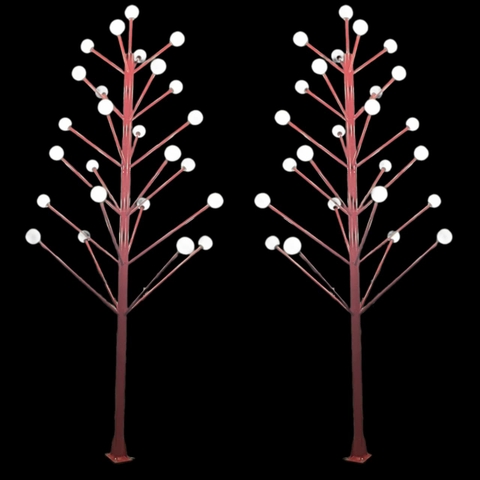 Cột Cây Thông Trang Trí Sân Vườn Cao 7m 25 tay Cầu D200 ZALAA