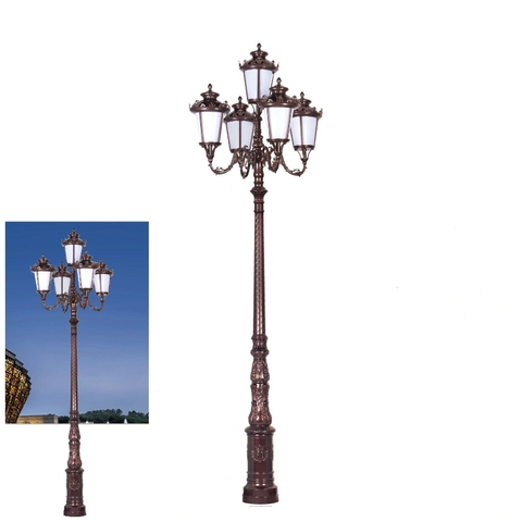 Cột Đèn Cảnh Quan Đúc Tinh Xảo ZSV_TYD-0301 ZALAA OEM Đèn sân vườn dự án