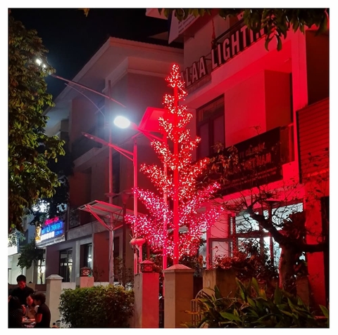 Cột Đèn Cây Thông Trang Trí Ngoài Trời Mã SP ZSV-Christmas tree