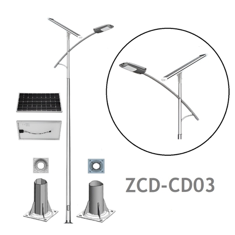 Cột Đèn Cao Áp Năng Lượng Mặt Trời Chiếu Sáng Đường Phố