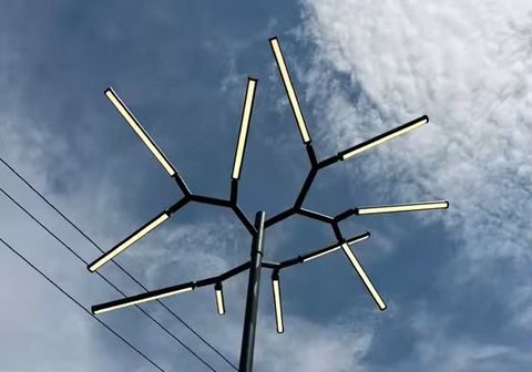 Cột Đèn LED Tree Lights Chiếu Sáng Đường Phố, Công Viên Kiểu Dáng Cành Cây ZCV ZALAA