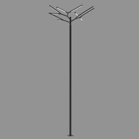 Cột Đèn LED Tree Lights Chiếu Sáng Đường Phố, Công Viên Kiểu Dáng Cành Cây ZCV ZALAA