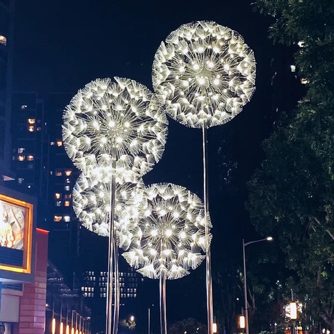 Cột Đèn LED ZALAA Kiểu Dáng Bông Hoa Bồ Công Anh ZCSV-Dandelion