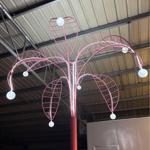 Cột Đèn Mô Phỏng Cây Dừa/Cọ ZALAA Simulating Coconut-Palm Tree Led Light