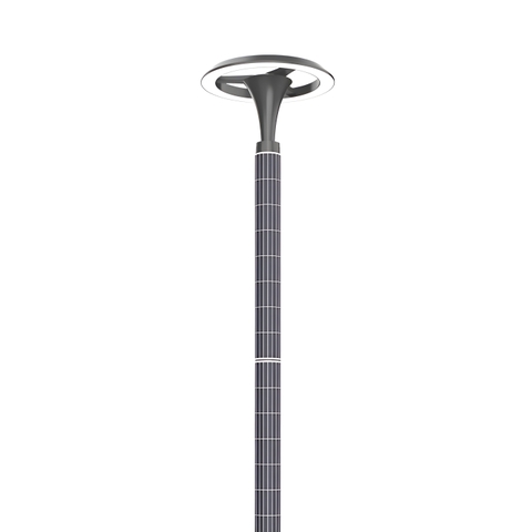 Trụ Cột Năng Lượng Mặt Trời Tấm Pin Thẳng Đứng ZSR-08 20W H3,5M