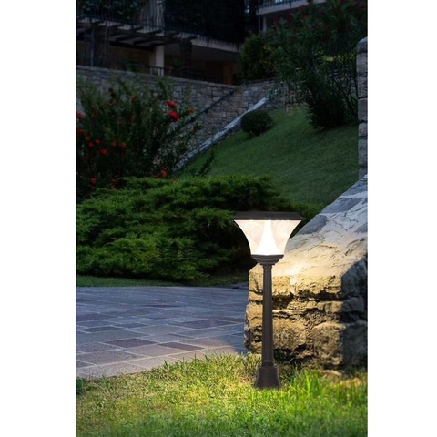 Cột Đèn Năng Lượng Mặt Trời ZG-GGD4205-10W ZALAA cao từ 1m-2m6 chiếu sáng cảnh quan ngoài trời