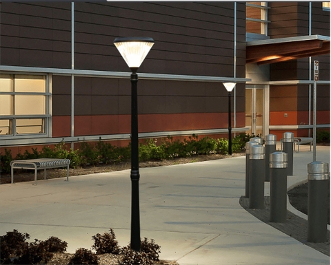 Cột Đèn Năng Lượng Mặt Trời ZALAA cao từ 1m-2m ZG-GGD4505-1-4,5W Chiếu sáng cảnh quan ngoài trời