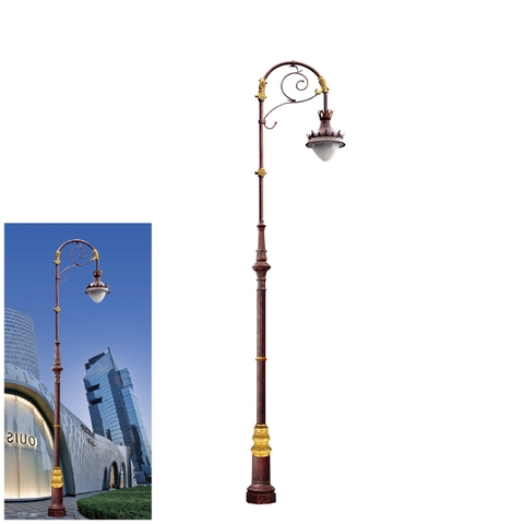 Cột Đèn Nữ Hoàng Châu Âu Tân Cổ Điển Đúc Tinh Xảo ZSV_TYD-0801 ZALAA OEM Cho Biện Phủ, Dinh Thự Villa Cao Cấp