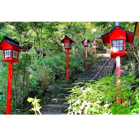 Cột Đèn Chiếu Sáng Cảnh Quan Kiến Trúc Cổ Điển Nhật Bản H90cm-1m5 15-25w ZALAA