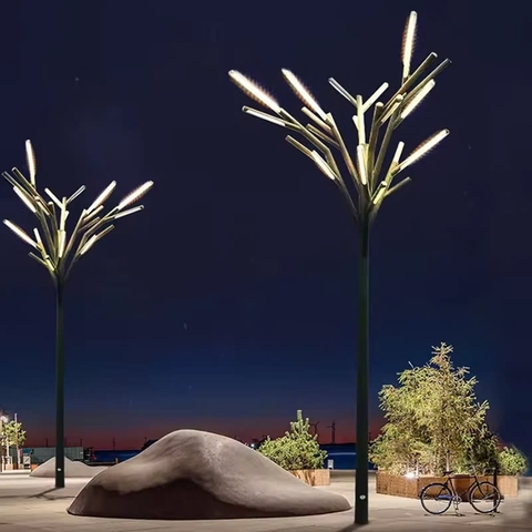 Cột Đèn Trang Trí Công Viên Ghép Nhiều Cành Cây Phát Sáng Cao 6M ZCV ZALAA LED Tree Lights