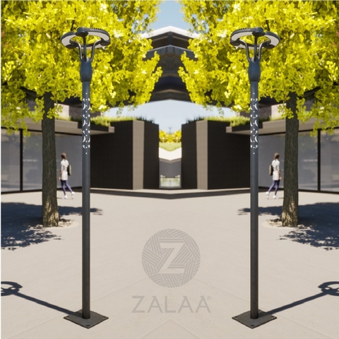 Cột Đèn LED Trang Trí Cảnh Quan Công Viên Sân Vườn Hiện Đại 60W chiều cao từ 5M ZCV-H500-60W