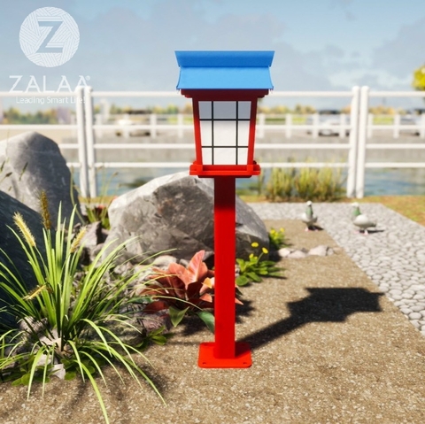 Cột Đèn Chiếu Sáng Cảnh Quan Kiến Trúc Cổ Điển Nhật Bản H90cm-1m5 15-25w ZALAA