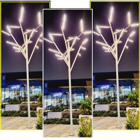 Cột Đèn Trang Trí Sân Vườn Mô Phỏng Cây Nhiều Cành Phát Sáng Cao 5M ZCV ZALAA LED Tree Lights