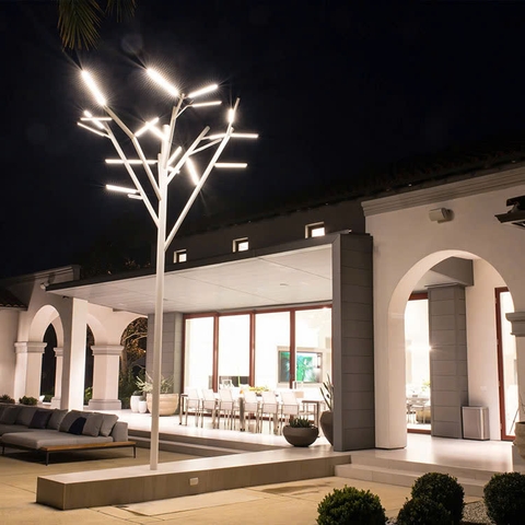 Cột Đèn Trang Trí Sân Vườn Mô Phỏng Cây Nhiều Cành Phát Sáng Cao 5M ZCV ZALAA LED Tree Lights