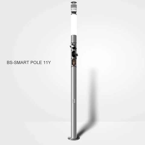 Cột Thông Minh ZBS-Smart Pole 01Y ZALAA OEM/ODM cho Smart Park, Square, Community