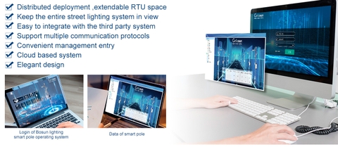 Cột Thông Minh ZBS-Smart Pole 01Y ZALAA OEM/ODM cho Smart Park, Square, Community
