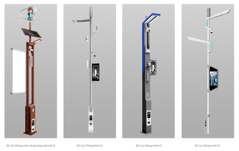 Cột thông minh ZBS-Smart Pole 03 ZALAA OEM / ODM cho Thành phố thông minh