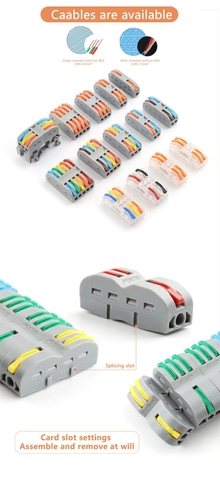 Cút Nối Dây Điện Nhanh, An Toàn cho các dự án thiết bị chiếu sáng ngoài trời, chống nước - Linh Kiện đèn led Zalaa