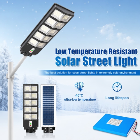 Đèn Đường Năng Lượng Mặt Trời Chịu Nhiệt Độ Âm ZALAA ZL-XBC-D Chiếu Sáng Thông Minh