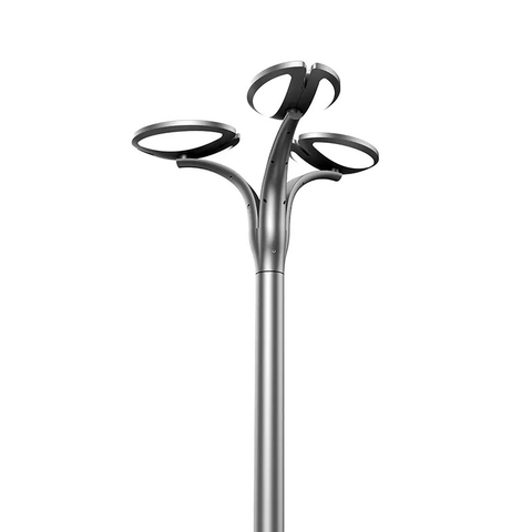 Đầu Cột Đèn Chiếu Sáng Công Viên Kiểu Dáng Hiện Đại ZAT-1051 30-60W, H3-6m ZALAA  Hướng Smart City