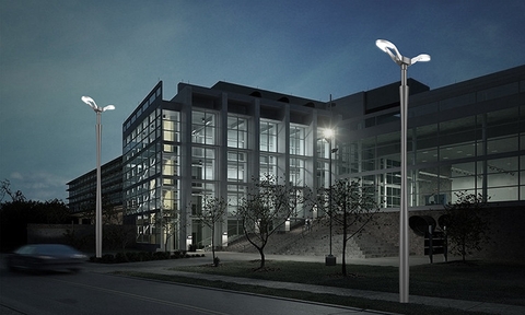 Đầu Cột Đèn Chiếu Sáng Công Viên Kiểu Dáng Hiện Đại ZAT-1054 60-90W, H3-6m ZALAA  Hướng Smart City