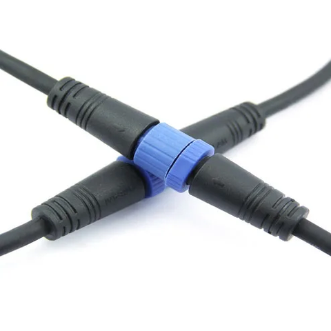 Đầu Nối Cáp Điện Cho Dây Đèn LED Ngoài Trời Chống Nước IP68 Cáp M15 2PIN 24AWG - Linh Kiện đèn led Zalaa