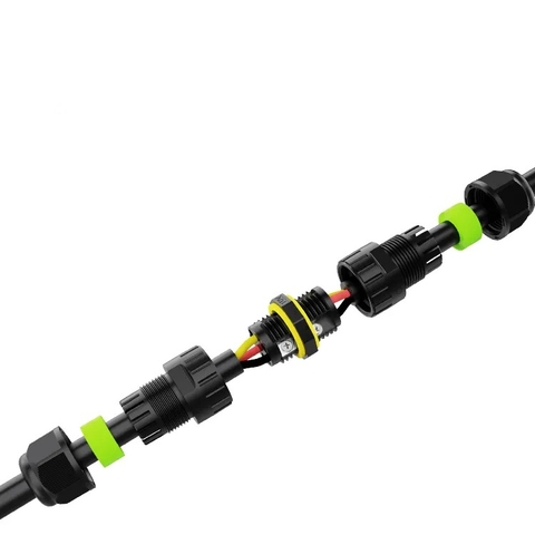 Đầu Nối Điện Cút Điện 2 Đầu E-Weichat M20-3P Chia 2 3 4 PIN Chống nước, Ngoài trời IP68 - Linh kiện đèn led Zalaa