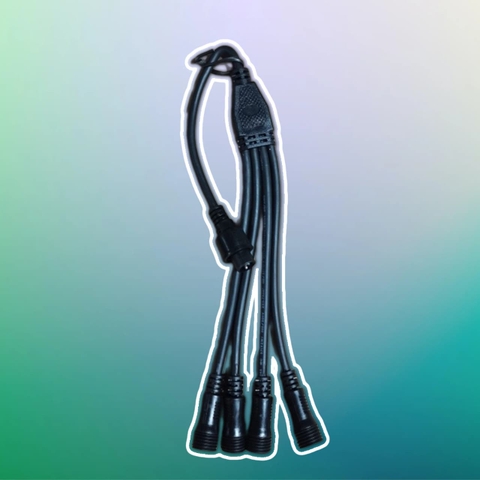 Dây Cáp Điện 1 Đầu Nối Chia 4 Dùng Nối Đèn LED Cho Vườn Ánh Sáng / Light Garden