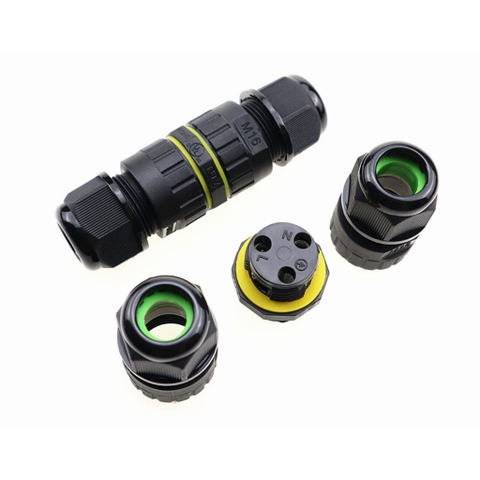 Cầu Đấu Nối Dây Điện Đèn LED Ngoài Trời đầu siết cáp M16, M20, M25..lõi 2, 3, 4, 5, 6pin Chống nước, Ngoài trời IP68 - Linh kiện đèn led Zalaa