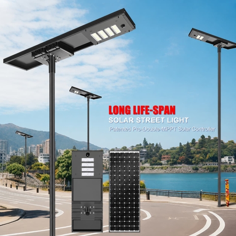 Đèn Đường Năng Lượng Mặt Trời Tích Hợp ZALAA ZL-HDC9 (80W-240W) | Chiếu Sáng Thông Minh