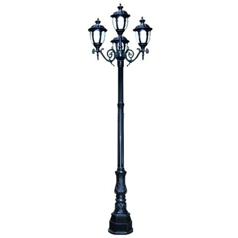 Đế Cột DC02 - Chân Đế Cột Đèn Nhôm Gang Thép Bền Bỉ Chịu Lực Cao