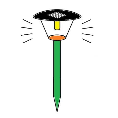 Đèn Cắm Cỏ sử dụng Năng Lượng Mặt Trời chiếu sáng Bãi Cỏ, Gốc Cây Sân Vườn