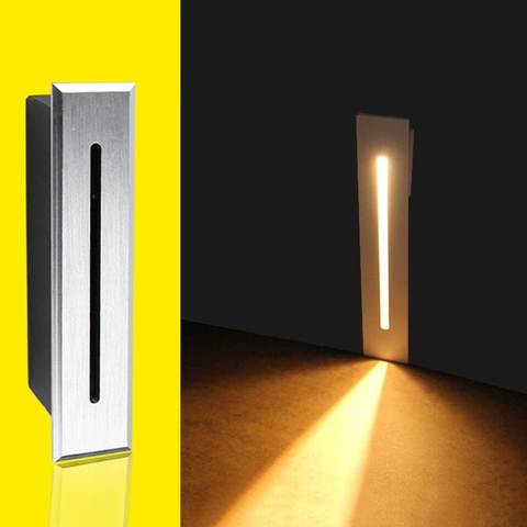 Đèn LED Âm Cầu Thang Hình Chữ Nhật H90mm 3W 3000K / 4000K / 6000K ZALAA
