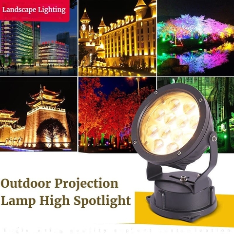 Đèn LED Chiếu Cây, Chiếu Cột, Hắt Cây trang trí và chiếu sáng cảnh quan sân vườn ngoài trời