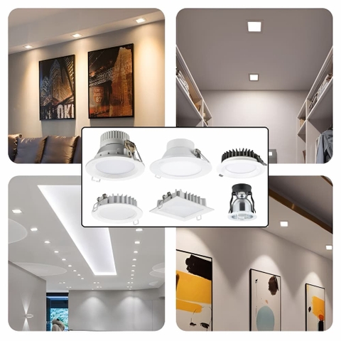 Đèn LED Downlight Âm Trần Thạch Cao Văn Phòng / Showroom Nội Thất