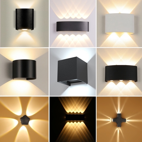 Đèn LED Gắn Tường chiếu sáng ngoại thất và trang trí cảnh quan sân vườn